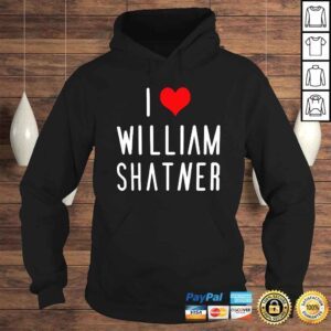 Hoodie I Love William Shatner TShirt