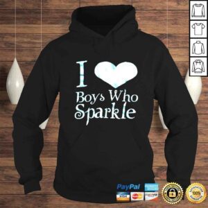 Hoodie I love boys who sparkle twilight shirt