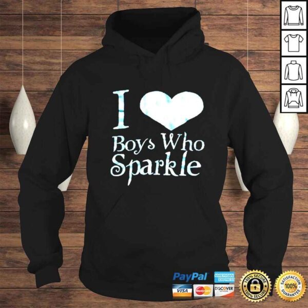 I love boys who sparkle twilight shirt - Image 4