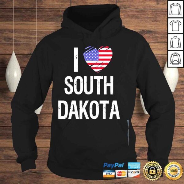 I love south dakota american flag shirt - Image 4