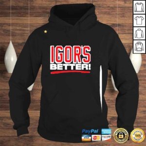 Hoodie Igor Shesterkin New York Rangers Igors Better Shirt