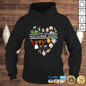 Hoodie Im an Outlander Aholic heart signature shirt