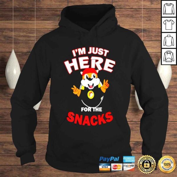 Im just here for the snacks shirt - Image 4