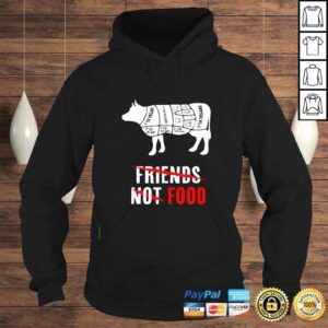 Hoodie Isaac Butterfield friends not food shirt