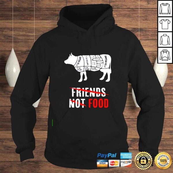 Isaac Butterfield friends not food shirt - Image 4