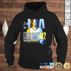 Hoodie Ja morant memphis grizzlies 2022 NBA most improved player of the year shirt