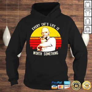 Hoodie Jackson Galaxy every cats life is worth something vintage shirt