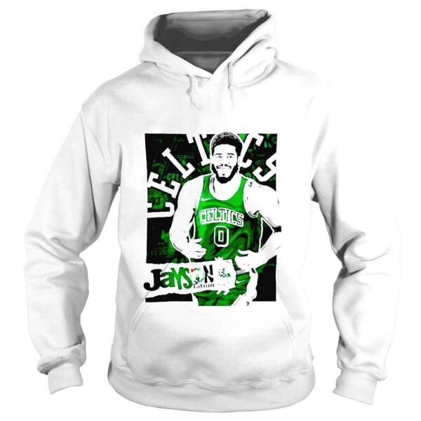 Jayson Tatum Boston Celtics Cartoon basketball shirt - Image 4