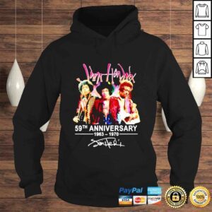 Hoodie Jimi Hendrix 59Th Anniversary 19632022 signature shirt