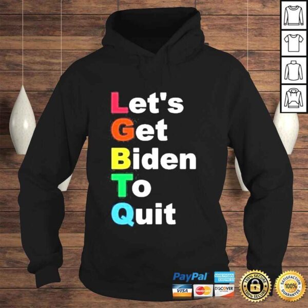 Jimmy kimmel lets get Biden to quit shirt - Image 4