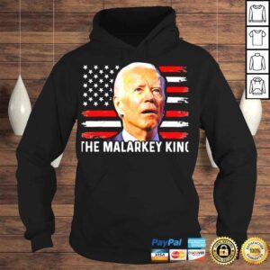 Hoodie Joe Biden The Malarkey King American Flag Shirt