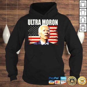 Hoodie Joe Biden Ultra Moron American Flag Shirt