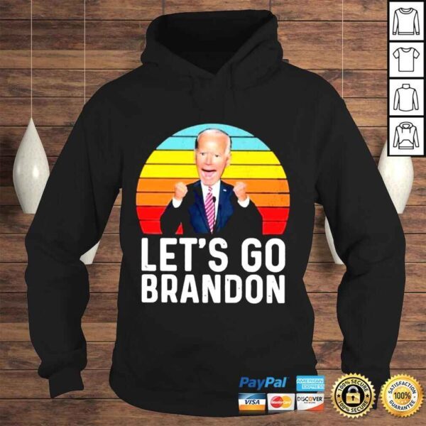 Joe Biden lets go brandon vintage shirt - Image 4