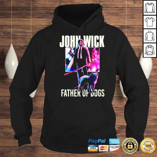 John Wick Father Of Dogs Signatures Shirt - Image 4