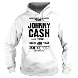 Hoodie Johnny Cash Folsom State Prison Outlaw Country Music Shirt