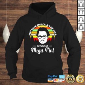 Hoodie Johnny Depp keep calm and have a mega pint Depp vintage shirt