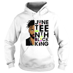 Hoodie Junenth Black King Melanin Father Dad Black History TShirt