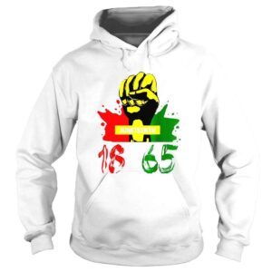 Hoodie Juneteenth 18 65 African American Power Black History TShirt