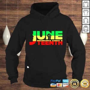 Hoodie Juneteenth 1865 Freedom Black Pride shirt