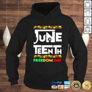 Hoodie Juneteenth Day Freedom Day Black History 1865 Shirt