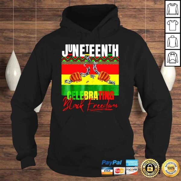 Juneteenth Emancipation Day Vintage Cool Melanin Black Pride Shirt - Image 4