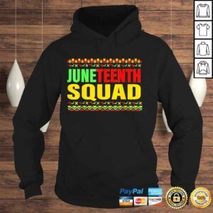 Hoodie Juneteenth squad graphic celebrate juneteenth freedom 1865 shirt