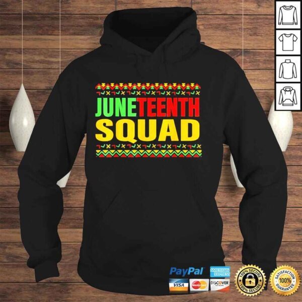 Juneteenth squad graphic celebrate juneteenth freedom 1865 shirt - Image 4