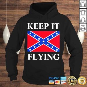 Hoodie Keep it flying federate flag shirt