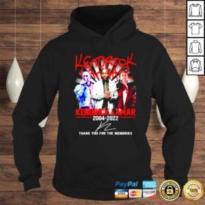 Hoodie Kendrick Lamar 2004 2022 thank you for the memories shirt