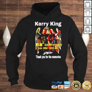 Hoodie Kerry King 58th anniversary 1964 2022 thank you for the memories signature shirt