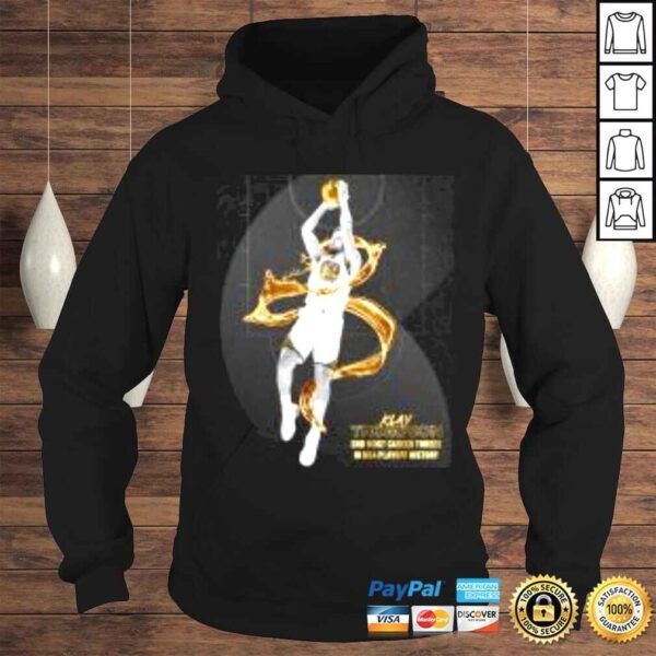 Klay Thompson 2nd most career threes in NBA playoff history shirt - Image 4