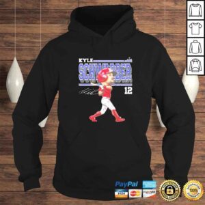 Hoodie Kyle Schwarber Philadelphia Cartoon Baseball Signatures Shirt