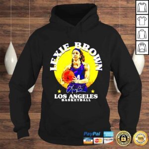 Hoodie Lexie Brown Los Angeles Sparks Basketball Arch signature shirt