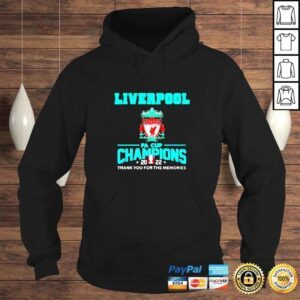 Hoodie Liverpool Champions FA Cup 2022 Thank You For The Memories TShirt