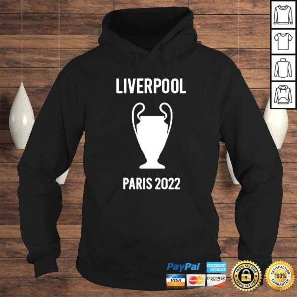 Liverpool FC UCL Final Paris 2022 Trophy TShirt - Image 4