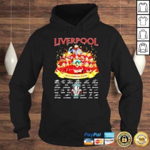 Hoodie Liverpool UEFA Champions League 21 22 signatures shirt