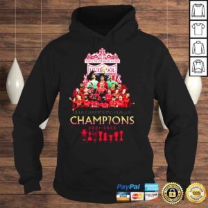 Hoodie Liverpool youll never walk alone UEFA Champions League Champions 20212022 Shirt