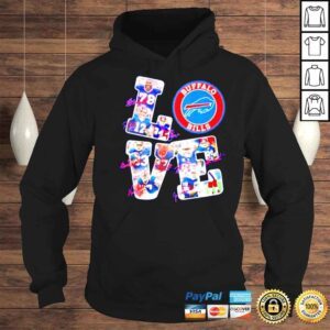 Hoodie Love Buffalo Bills Football Team Signatures Shirt