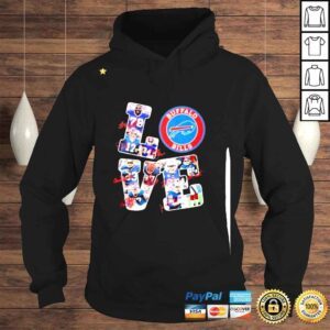 Hoodie Love Buffalo Bills signatures 2022 shirt