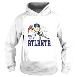 Hoodie MLB Austin Riley Atlanta Braves Homage Caricature TriBlend Shirt