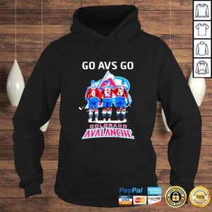 Hoodie Makar Landeskog and MacKinnon Colorado Avalanche Go AVS Go signatures shirt