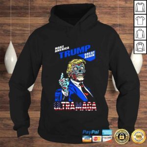 Hoodie Make America Trump Great Again Ultra Maga Flag Shirt