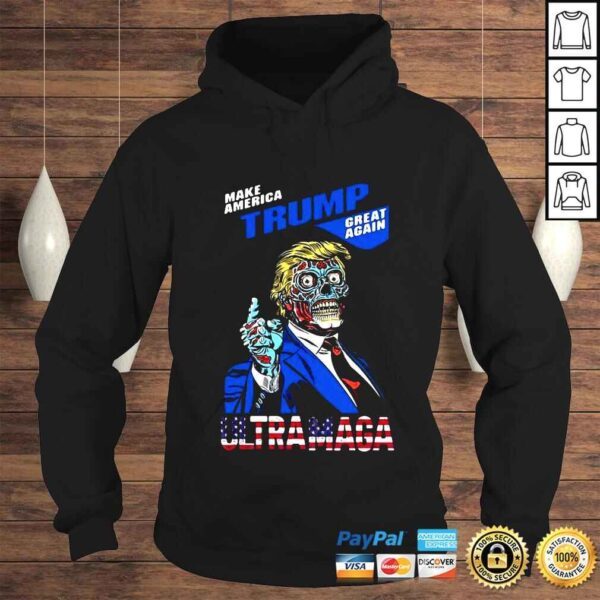 Make America Trump Great Again Ultra Maga Flag Shirt - Image 4