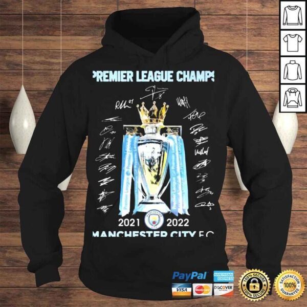 Manchester City 20212022 Campioni Premier League Champs Signatures Shirt - Image 4