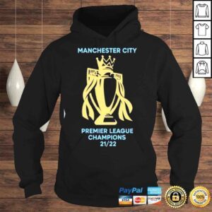 Hoodie Manchester City Champions premier league Winners 21 22 Shirt