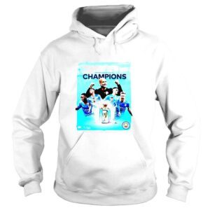 Hoodie Manchester City FC Win Premier League 2021 2022 Champions TShirt