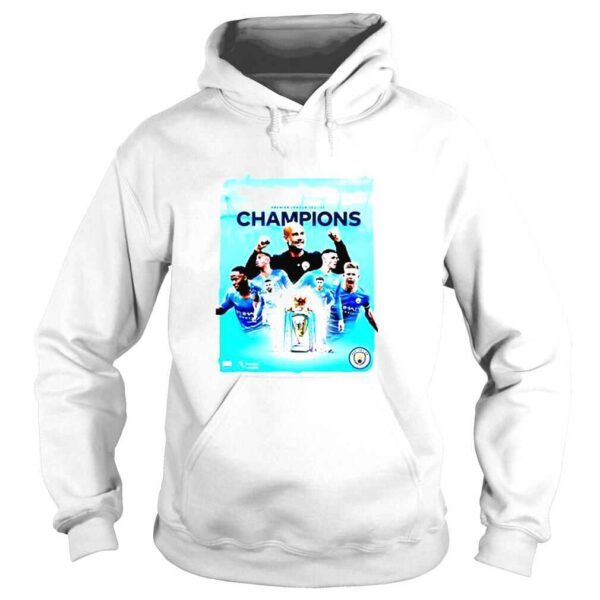 Manchester City FC Win Premier League 2021 2022 Champions TShirt - Image 4