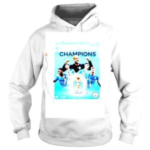 Hoodie Manchester City FC Win Premier League 2021 2022 Champions shirt