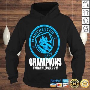 Hoodie Manchester City Premier League Champion 2022 Shirt