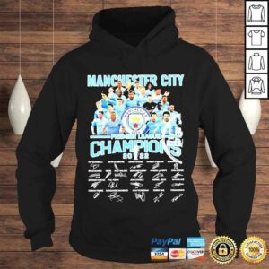 Hoodie Manchester City Premier League Champions 2022 shirt